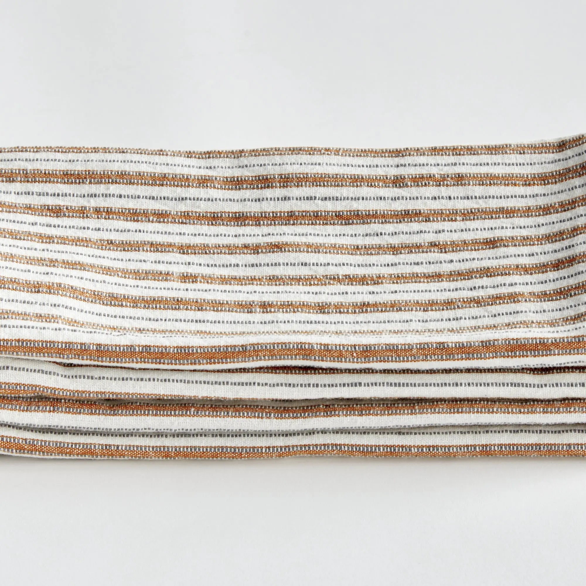 Sutton Napkins - Ochre cotton napkins tied with ribbon