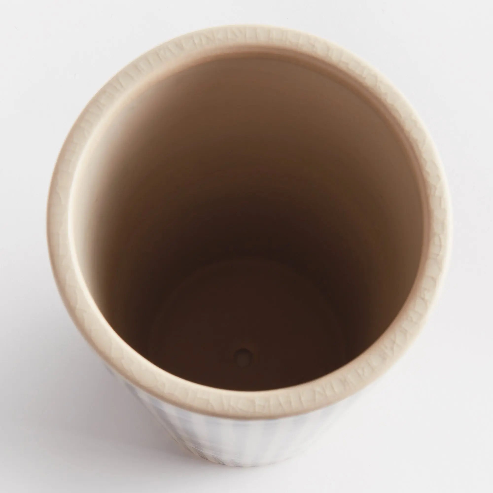 Mina Vase - handcrafted black and white ceramic vase with repeating dot pattern for transitional home décor and floral arrangements