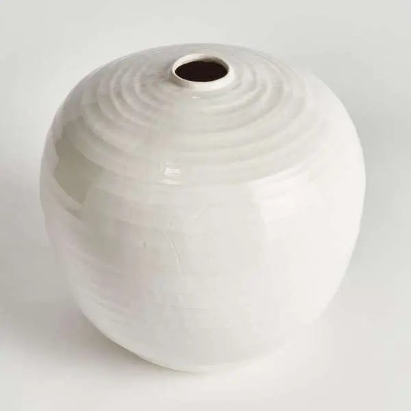 Emerson Vase | Oatmeal Reactive Glaze Stoneware Vase Napa Home & Garden