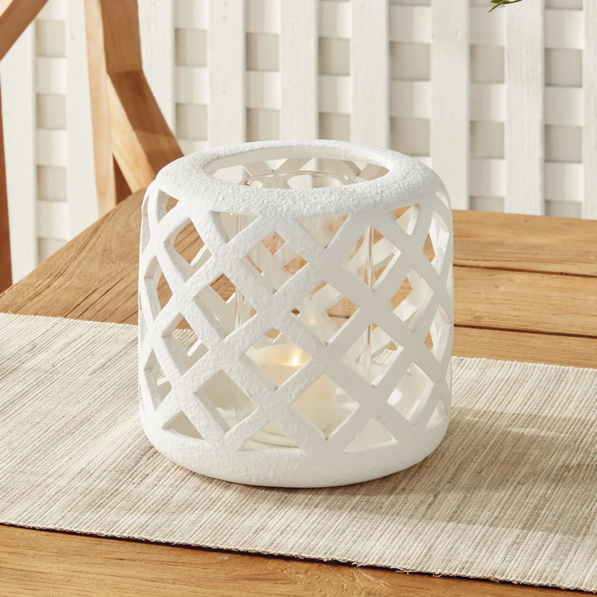 Lucca hurricane candleholder - SMALL