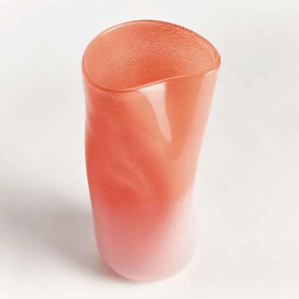 Malina Vase - Melon Ombre Mouth-Blown Glass (3 Styles) - Villa Decor & Design