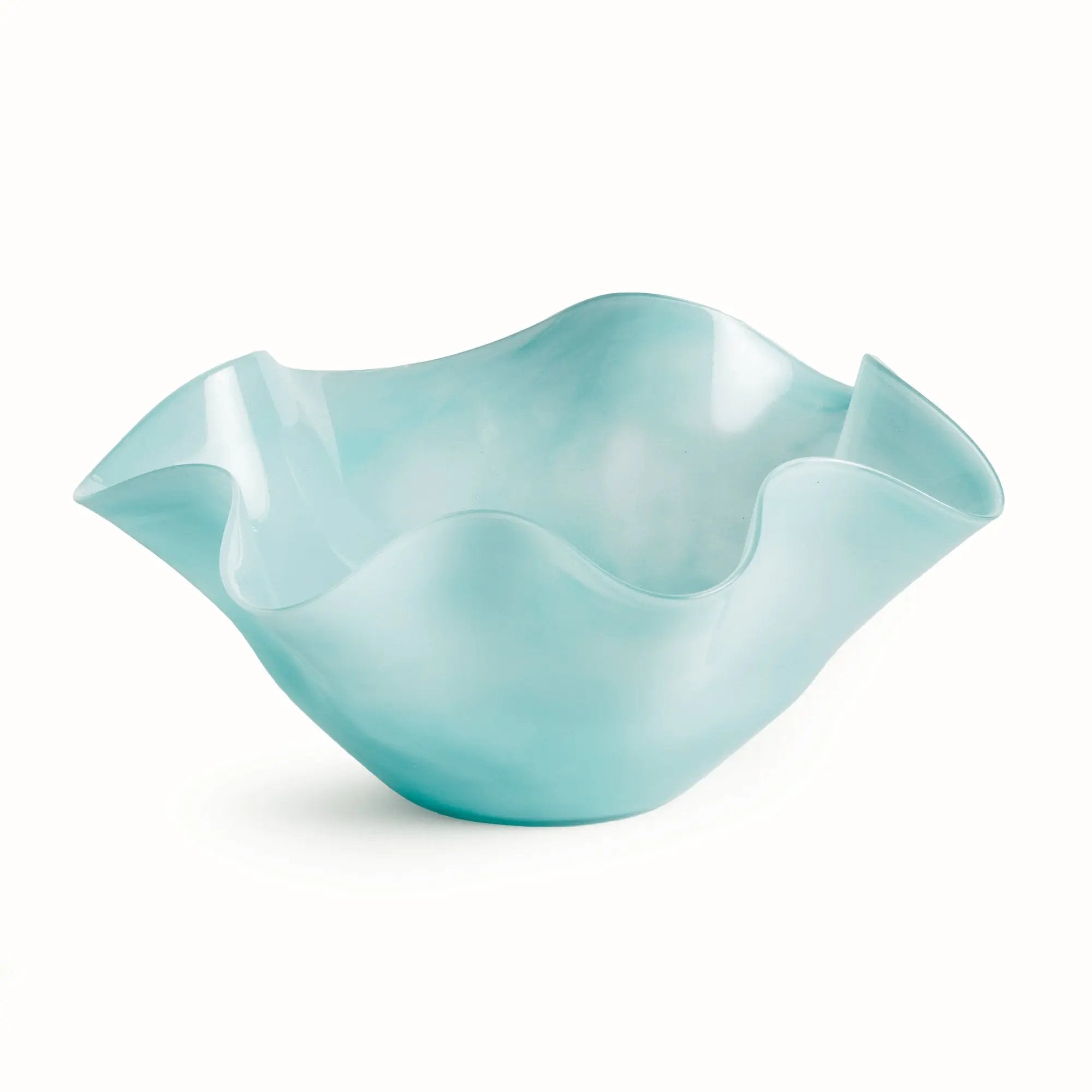 Ceila Bowl – Light Blue Glass, Small or Large Napa Home & Garden