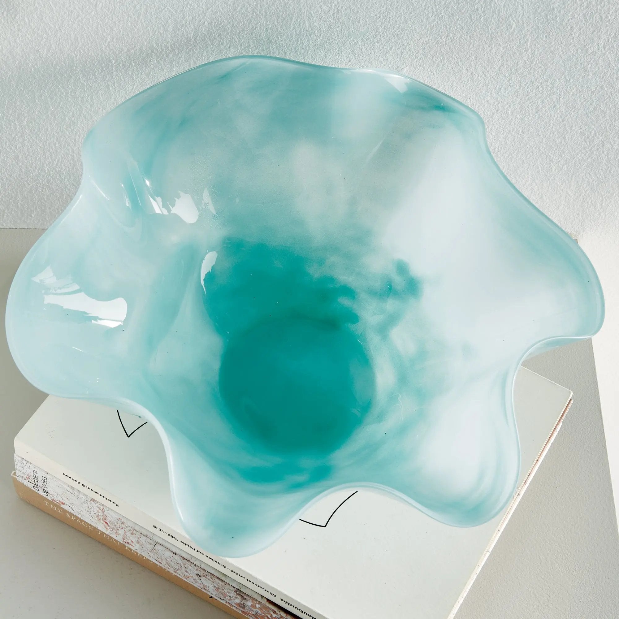 Ceila Bowl – Light Blue Glass, Small or Large Napa Home & Garden