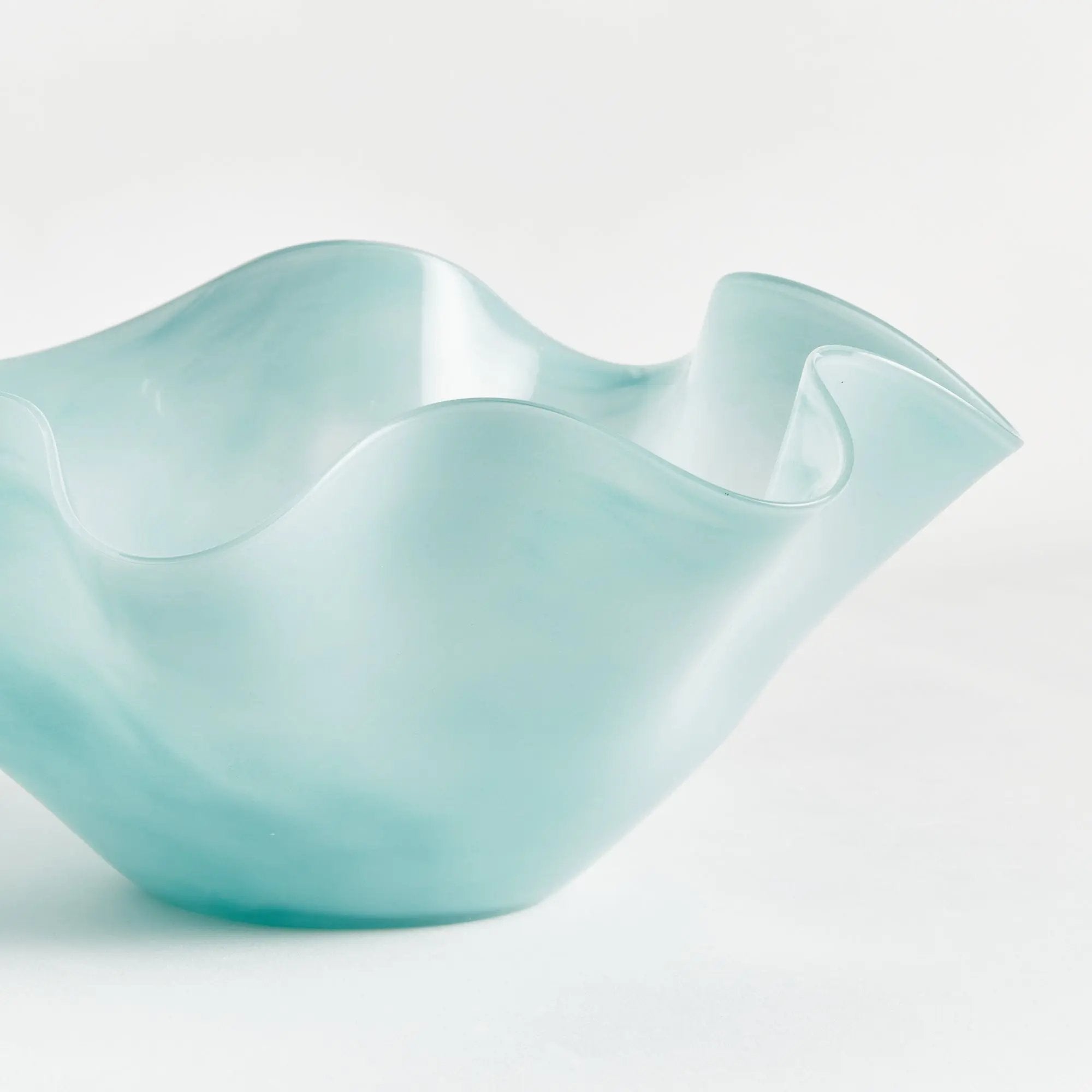 Ceila Bowl – Light Blue Glass, Small or Large Napa Home & Garden