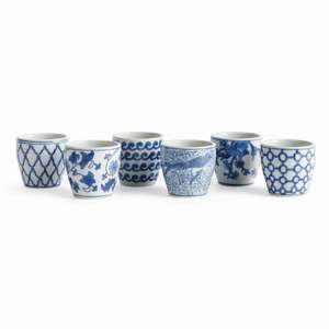 Barclay Butera Dynasty Mini Flower Pots, Set of 6