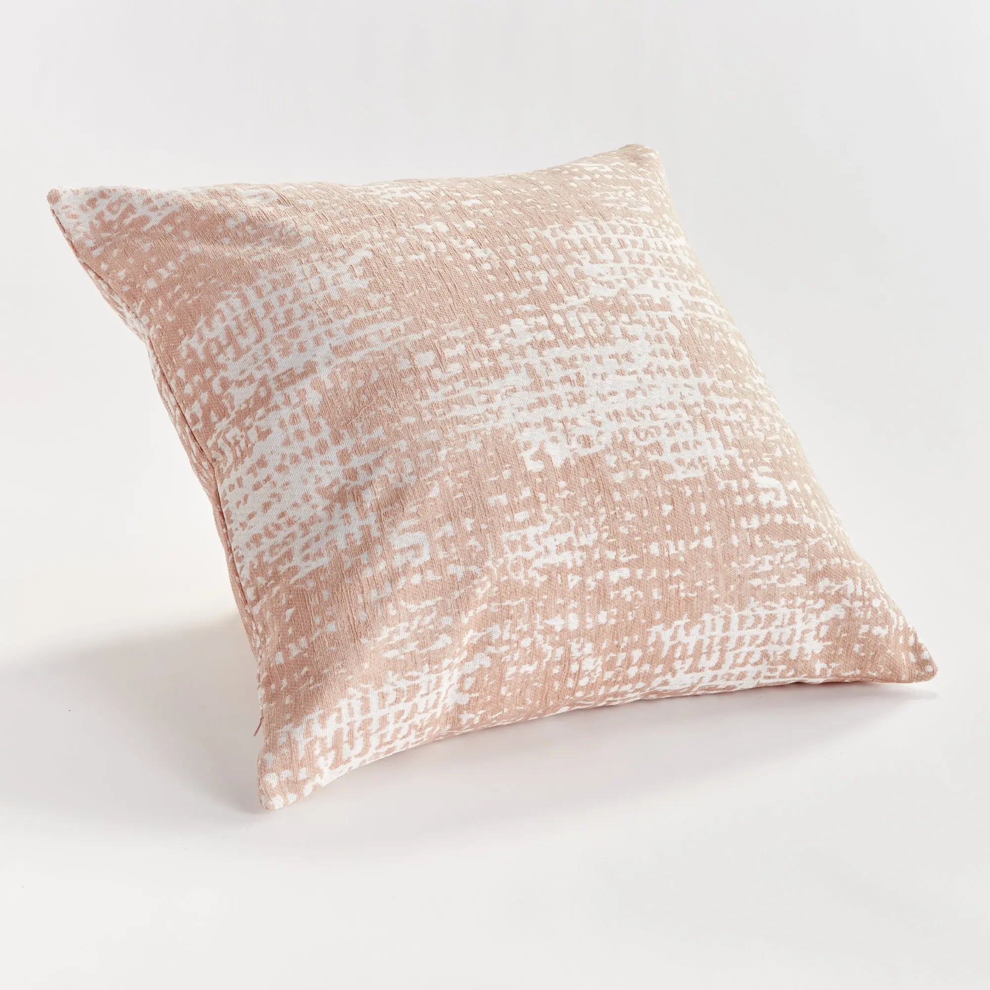 Textured Pink Throw Pillow - 24x24