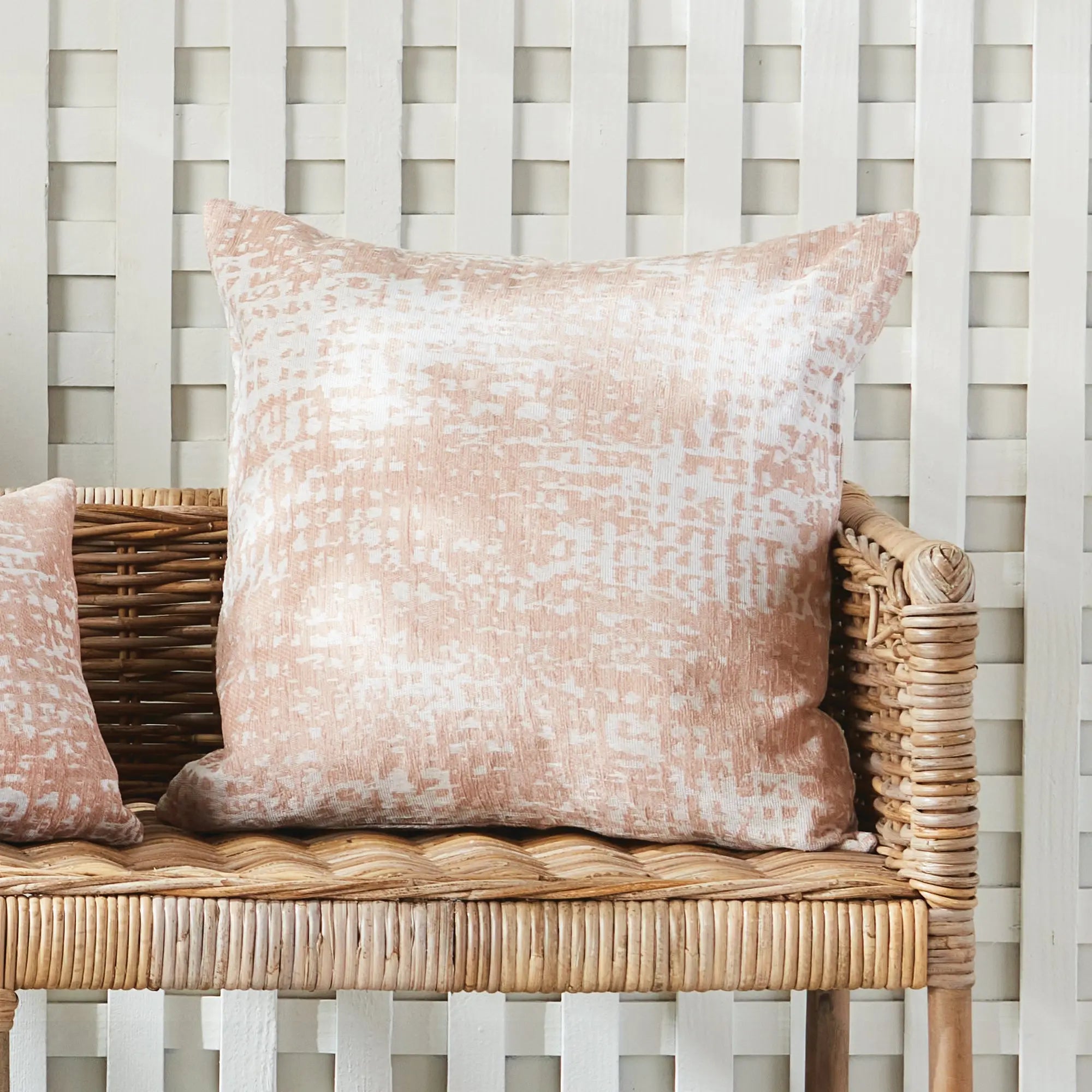 Textured Pink Throw Pillow - 24x24