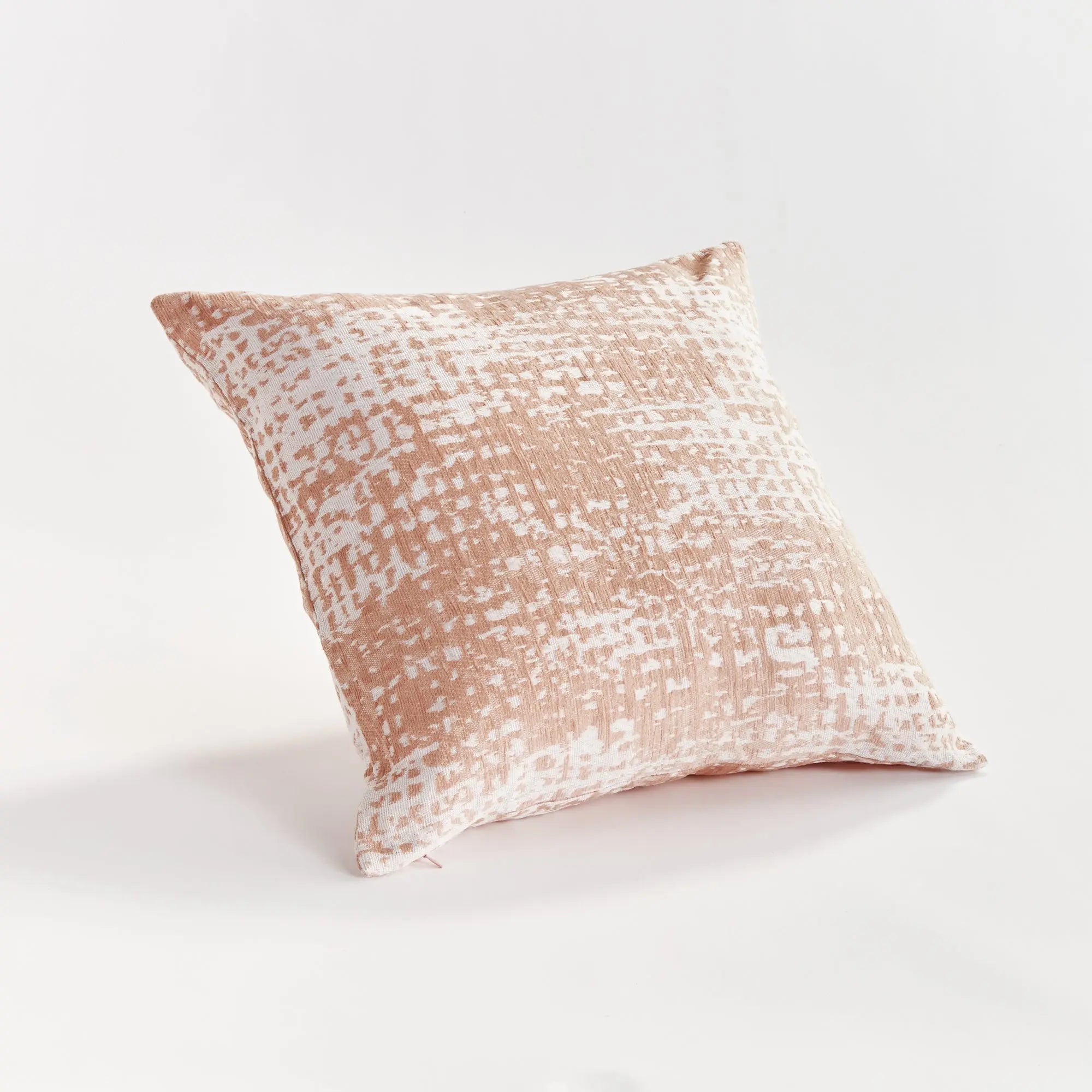 Textured Pink Throw Pillow -20x20