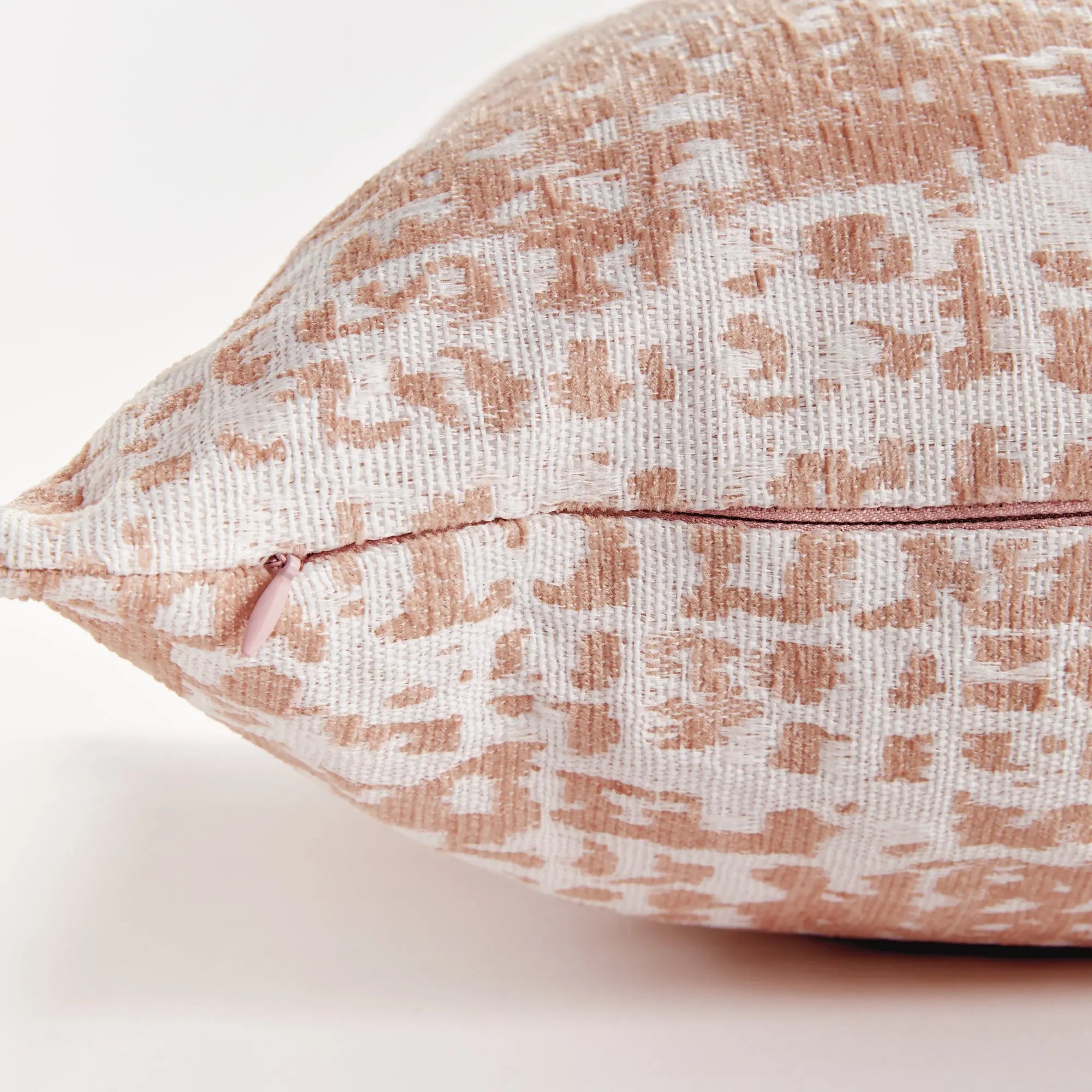 Textured Pink Throw Pillow -20x20