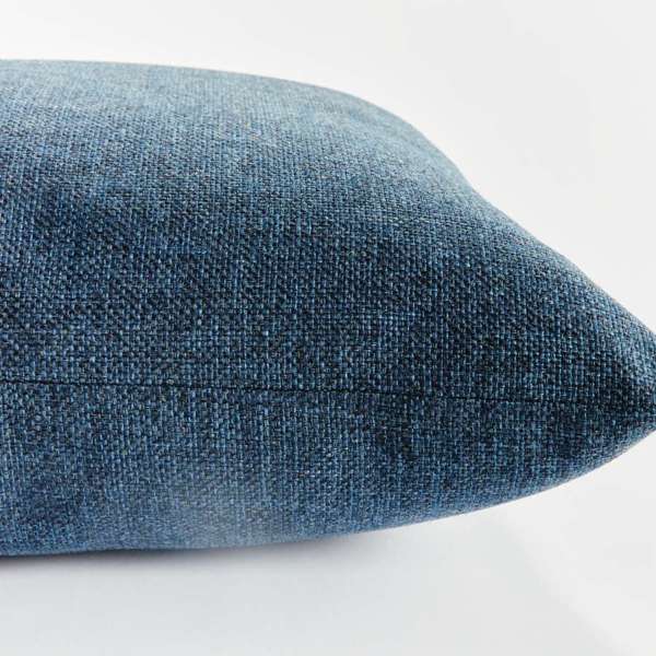 Bevin Indoor-Outdoor Pillow - Dark Blue Jacquard | Recycled Fiber Insert Napa Home & Garden