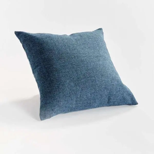 Bevin Indoor-Outdoor Pillow - Dark Blue Jacquard | Recycled Fiber Insert Napa Home & Garden