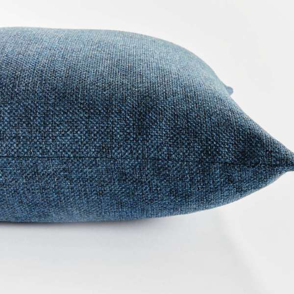 Bevin Indoor-Outdoor Pillow - Dark Blue Jacquard | Recycled Fiber Insert Napa Home & Garden