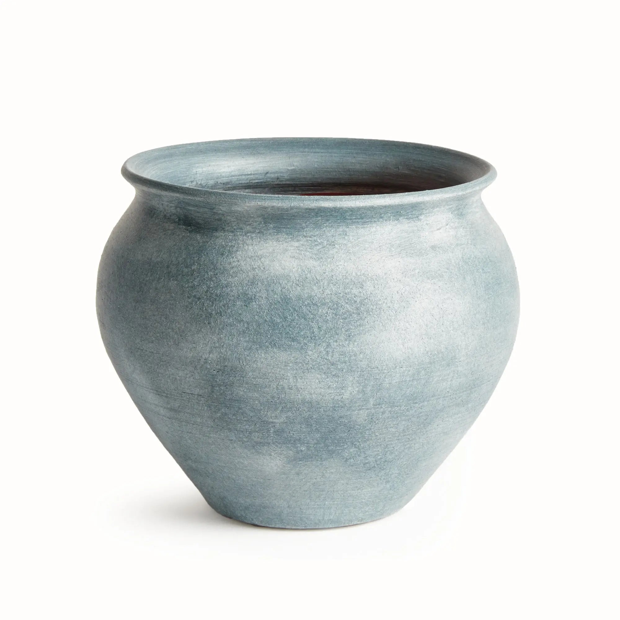 Mirela Drum Vase – Large | Washed Blue