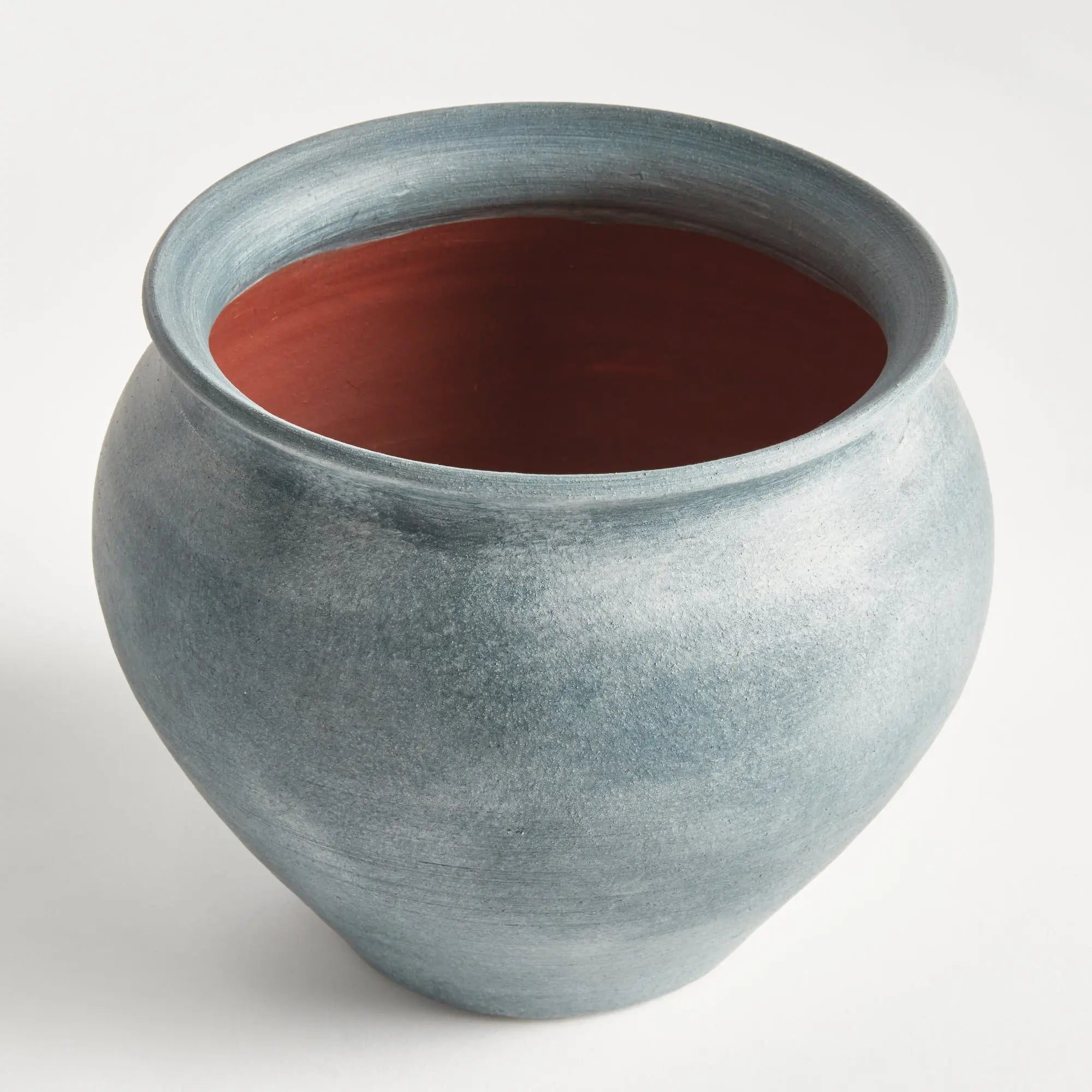 Mirela Drum Vase – Large | Washed Blue