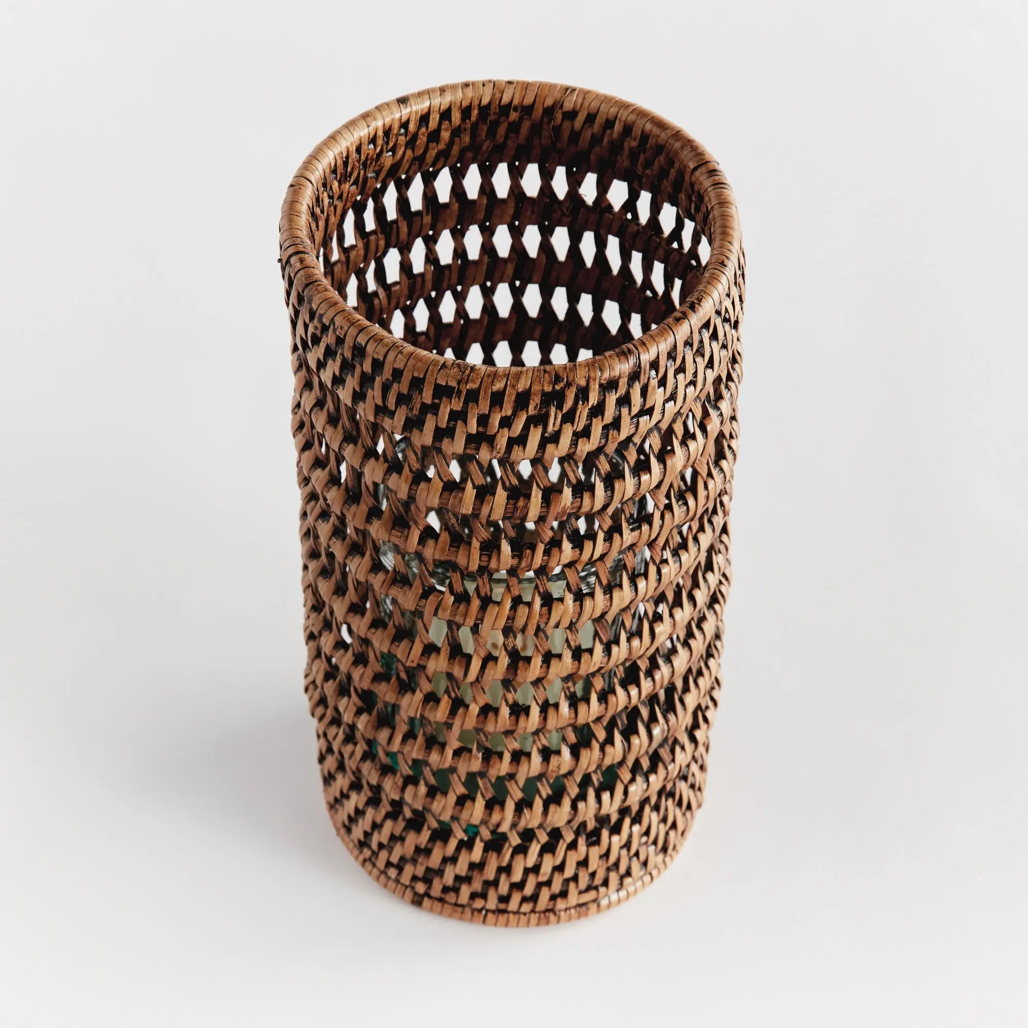 Burma Rattan Hurricane - SMALL, Warm Brown