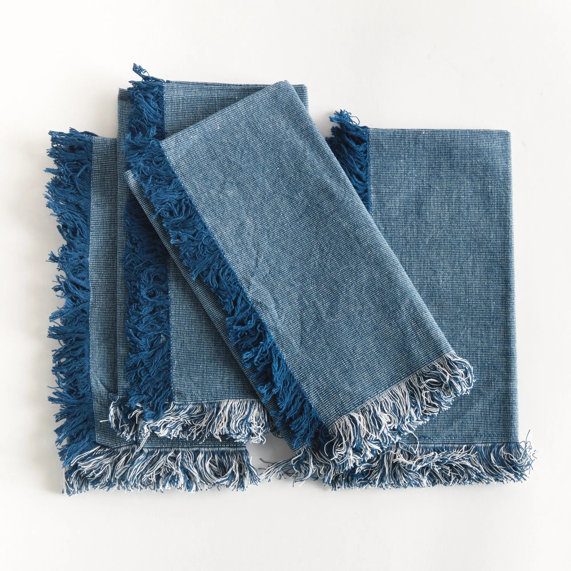 Aura Cotton Dinner Napkins - Set of 4 | Soft, Durable & Machine Washable - Villa Decor & Design