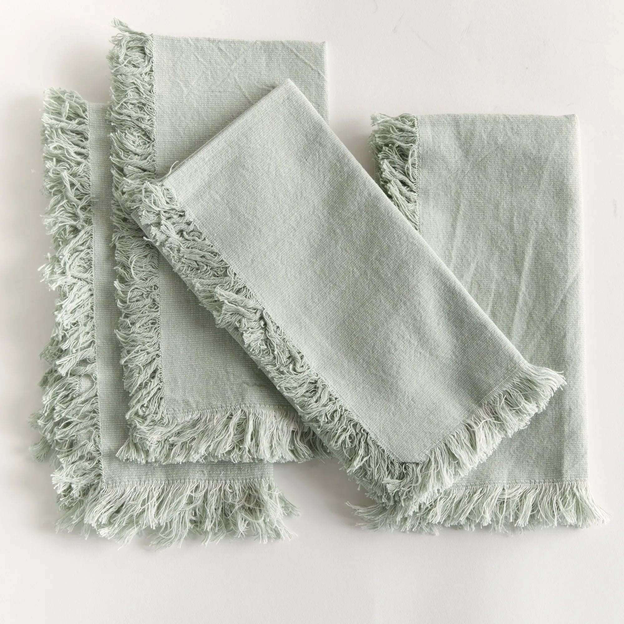 Aura Cotton Dinner Napkins - Set of 4 | Soft, Durable & Machine Washable - Villa Decor & Design