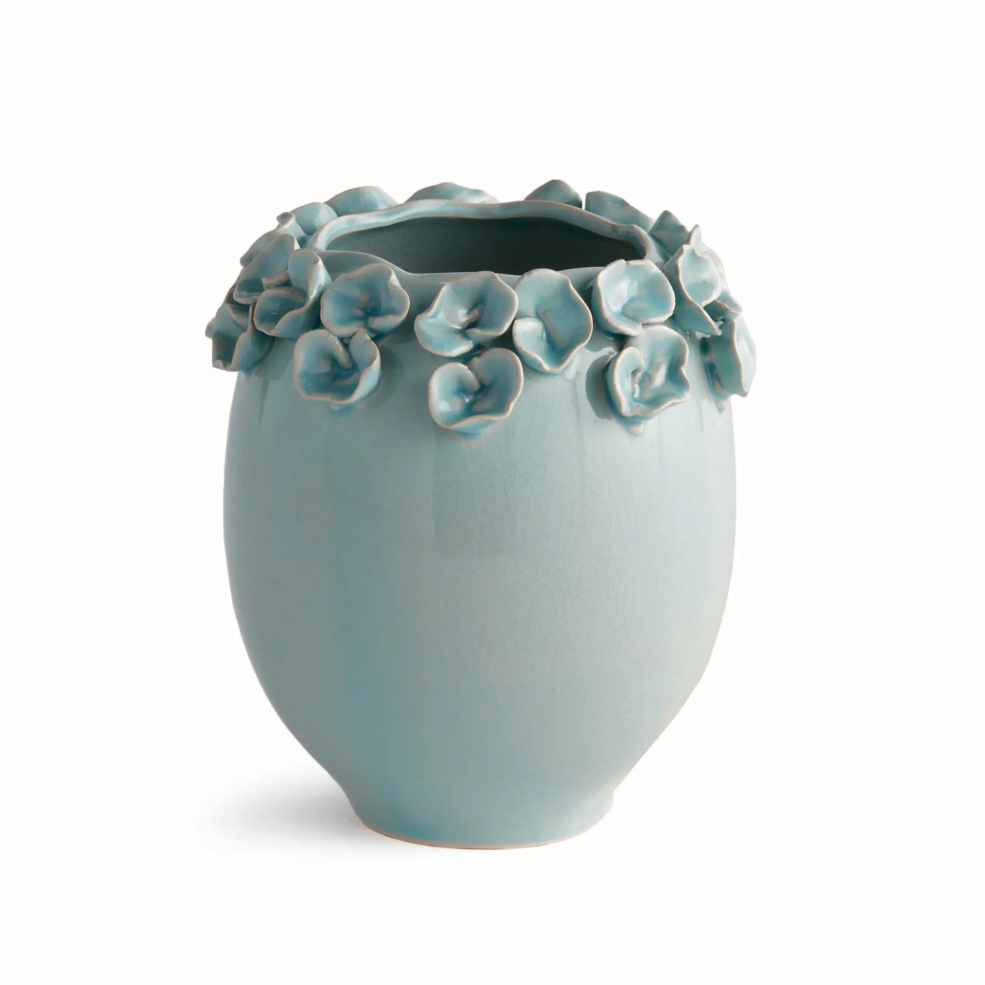 Petite Fleur Vase Short - Ice Blue