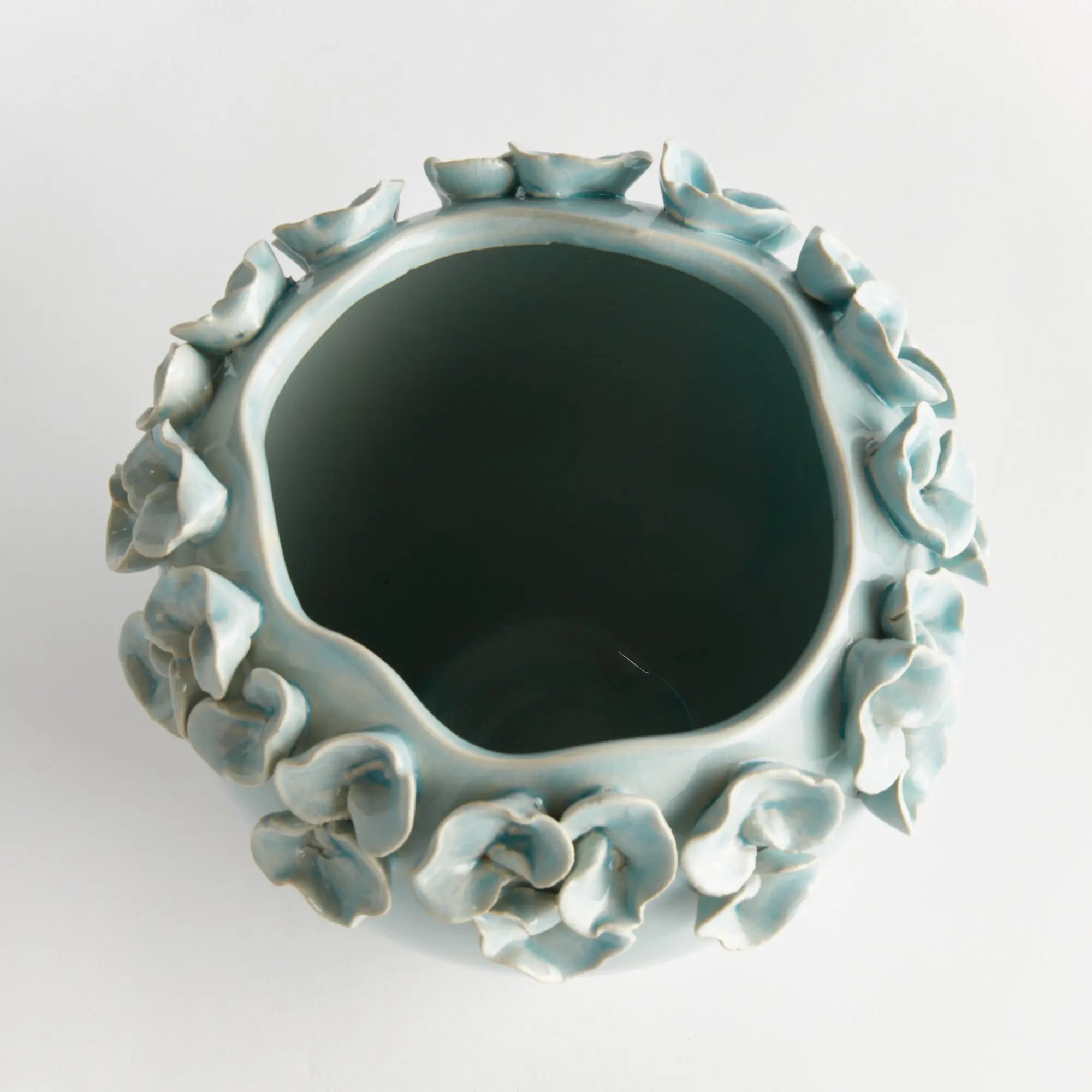 Petite Fleur Vase Tall - Ice Blue
