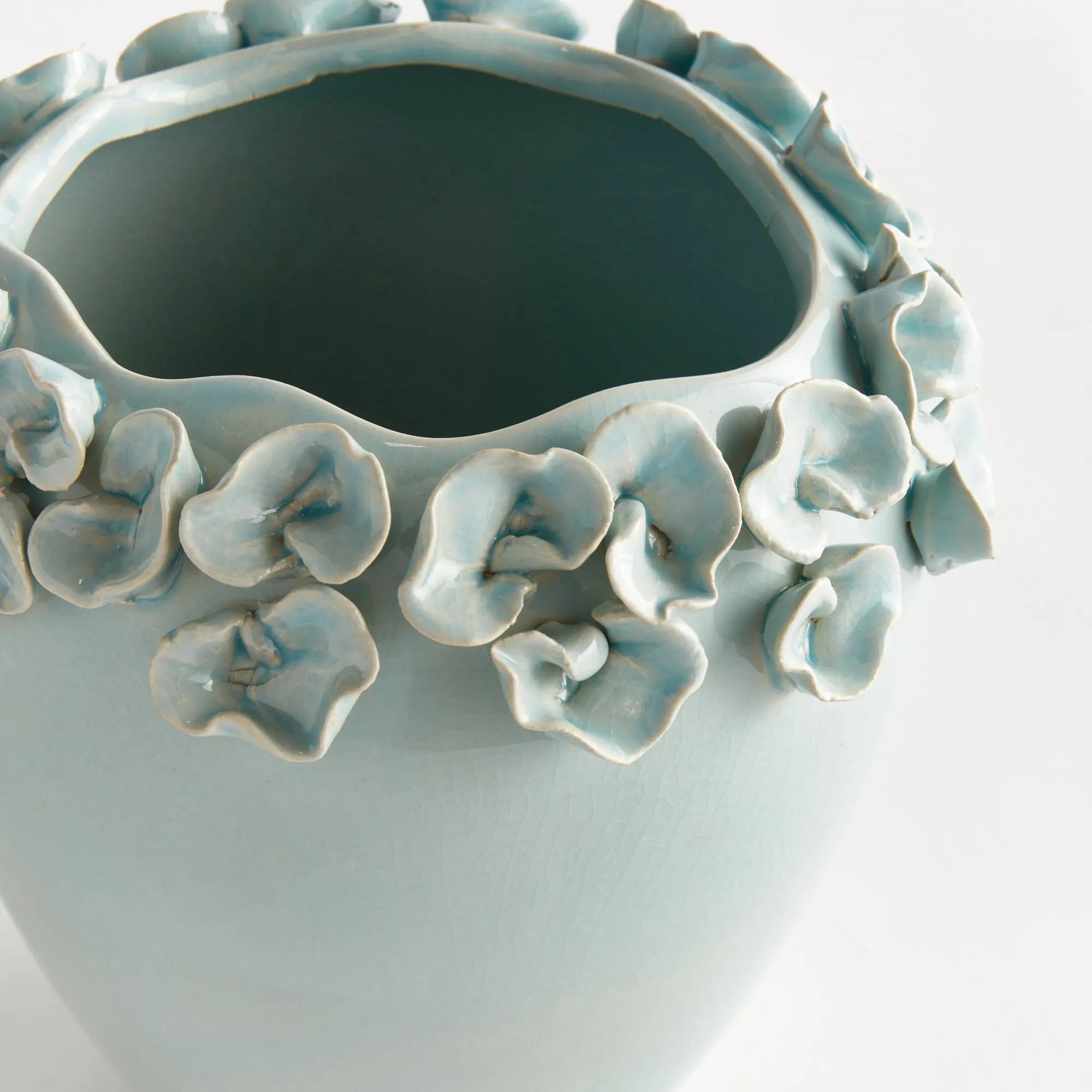 Petite Fleur Vase Tall - Ice Blue