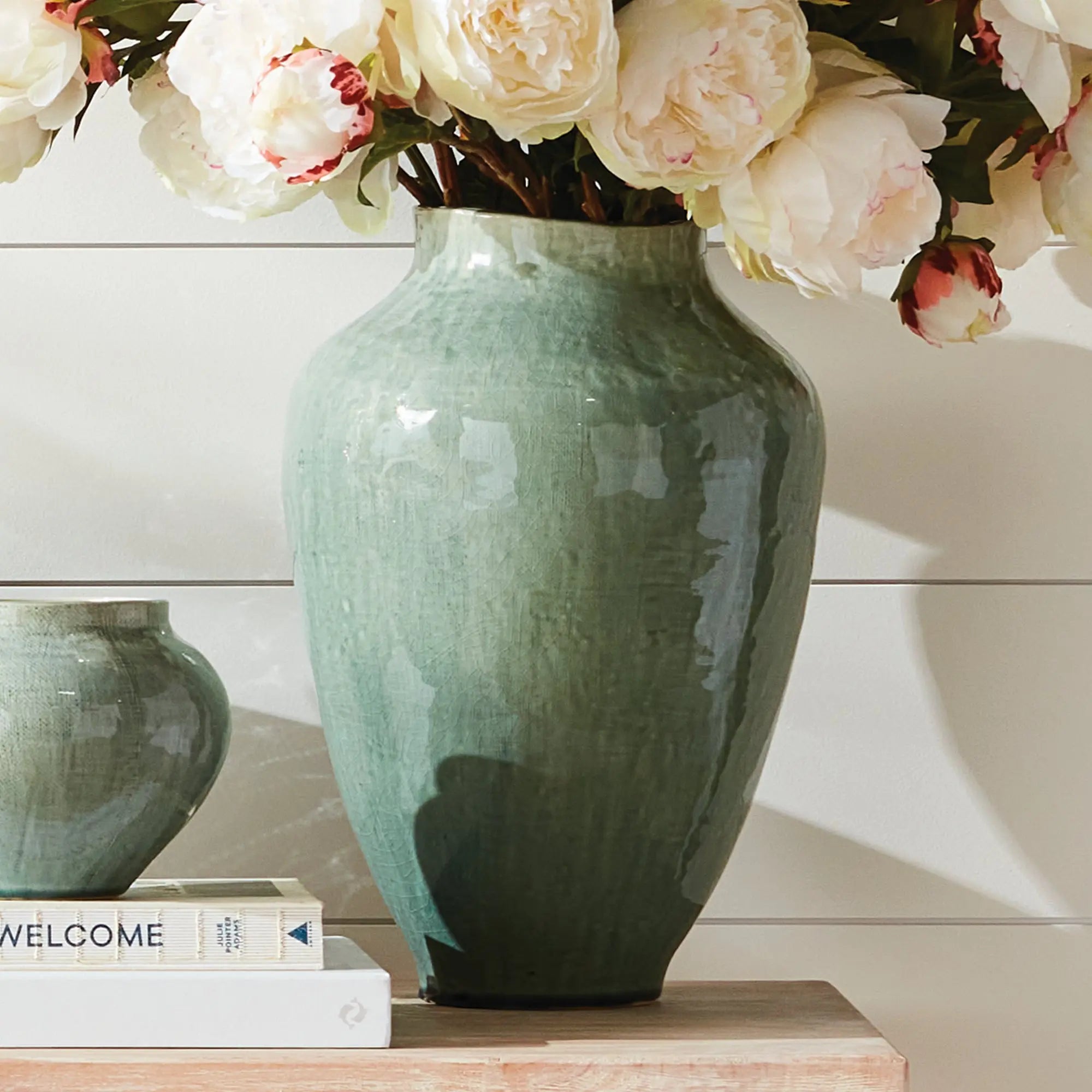 Barclay Butera Ojai Vase LARGE - SAGE