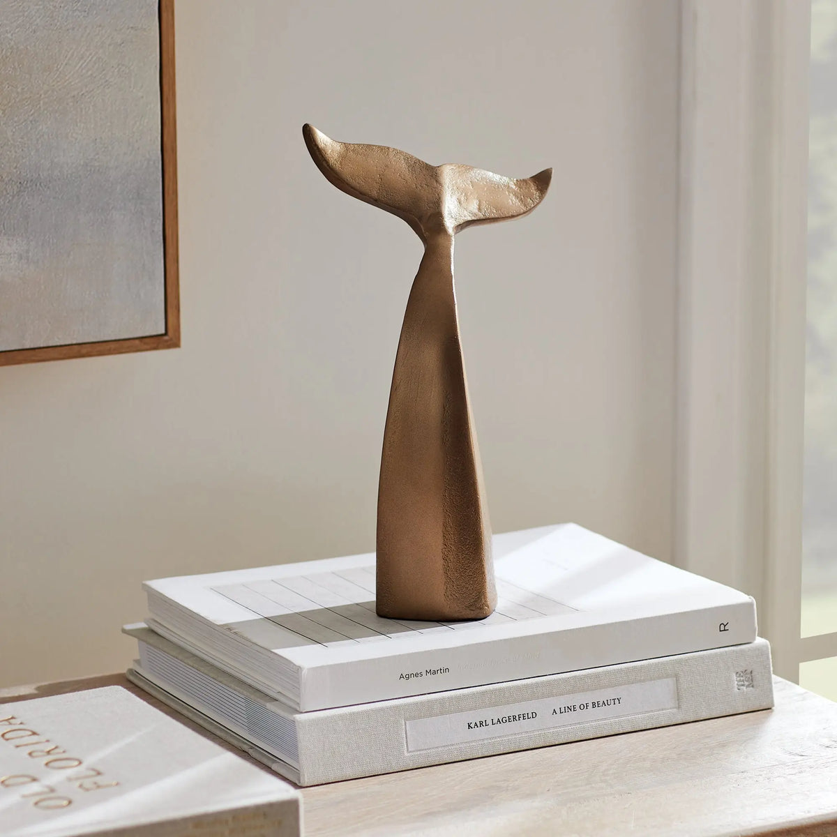 Whale Tail Sculpture
