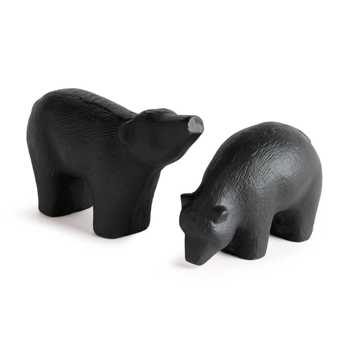 Koda Bear Sculptures Set of 2 – Black