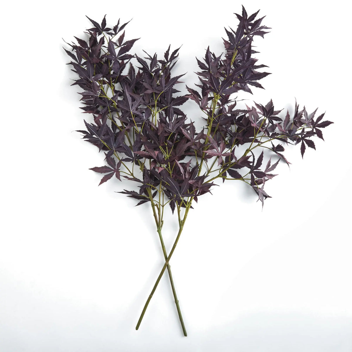 Maple Leaf Branches 41" Set of 2 – Purple