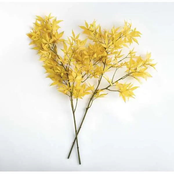 Maple Leaf Branches 41" ST/2 - Green, Yellow or Purple | Realistic Faux Maple Leaf Branches Napa Home & Garden