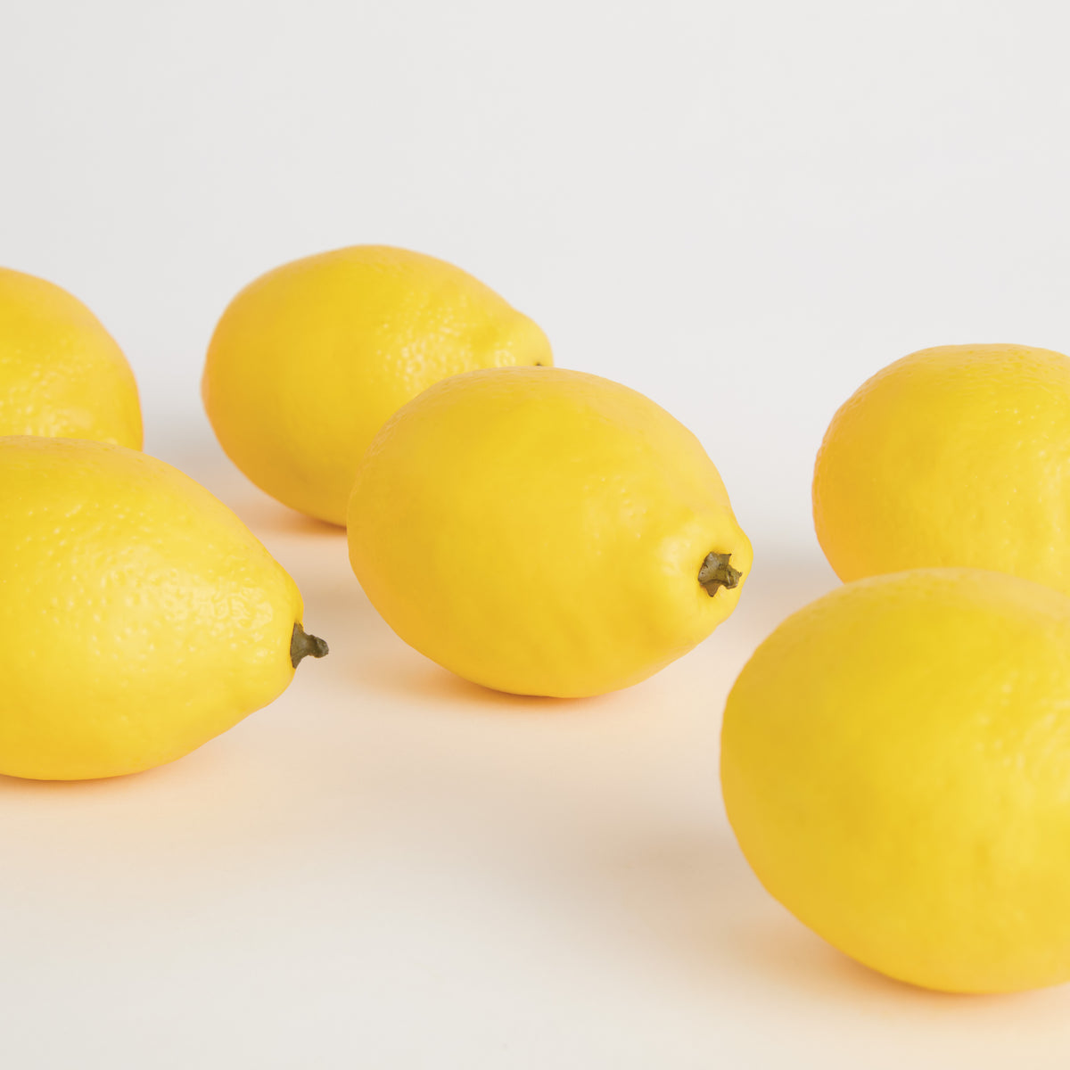 Faux Lemons 4", Set of 6