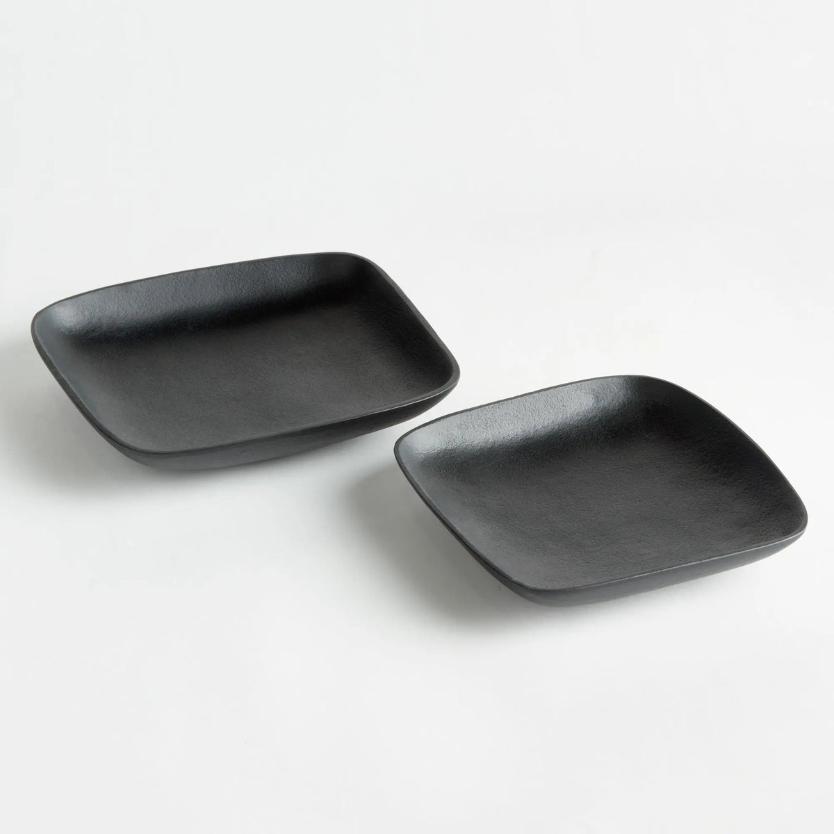 Benton Decorative Trays Set of 2 – Black