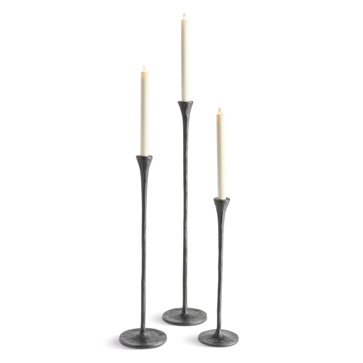 Noah Grande Taper Holders Set of 3 – Black