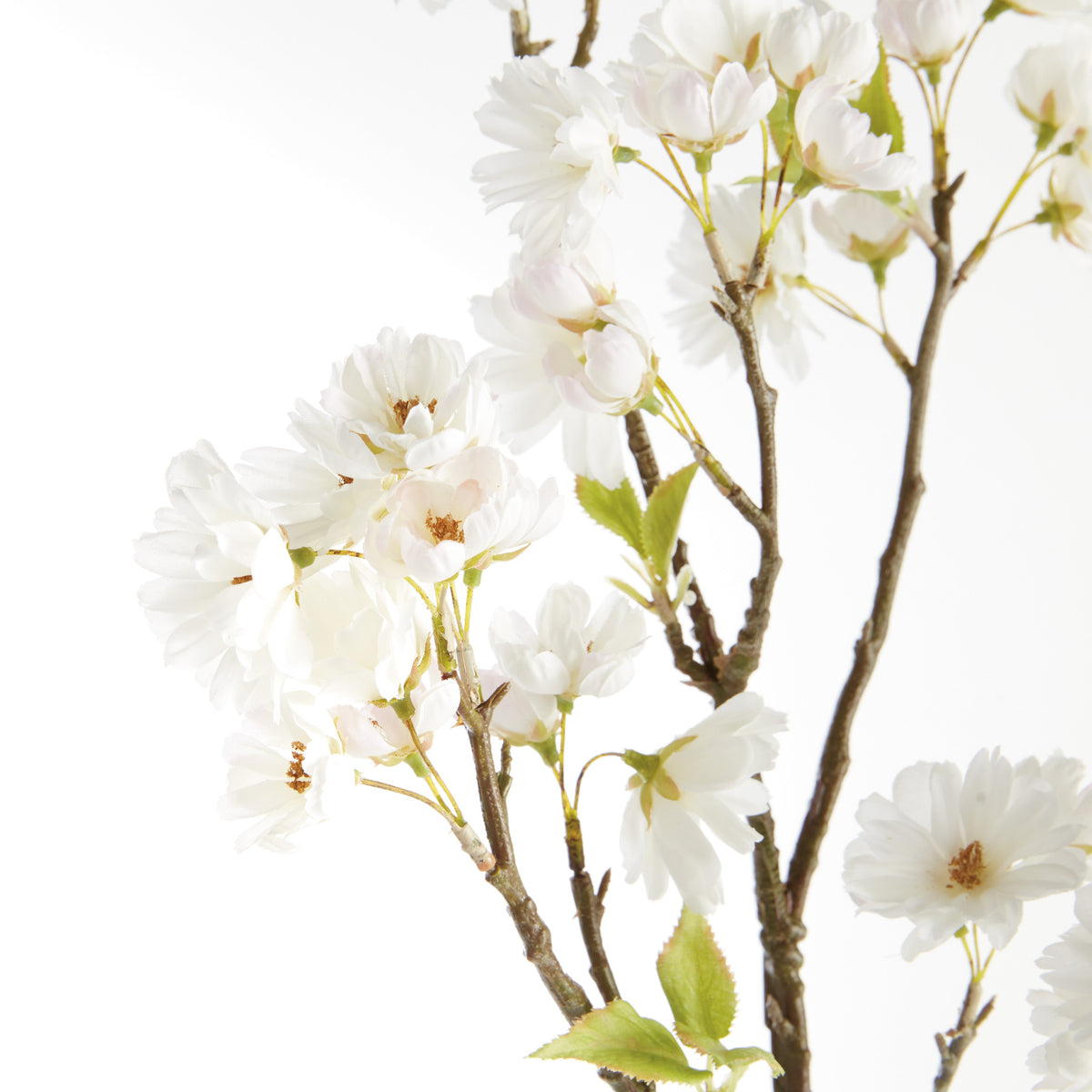 Double Cherry Blossom Branches 46", Set of 2