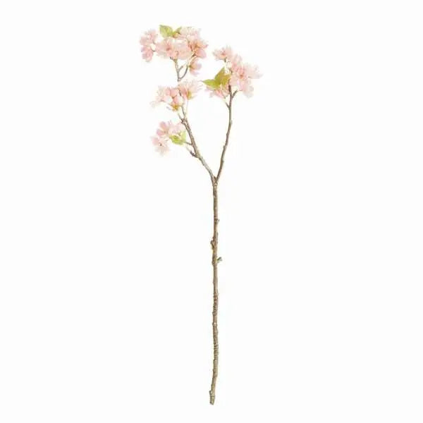 Double Cherry Blossom Stems - 28" Set of 6 Faux Florals - Villa Decor & Design