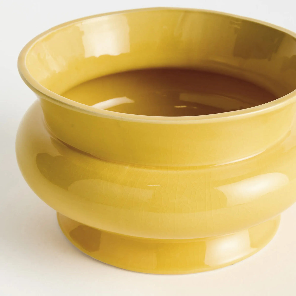 Cora Wide Pot – Yellow