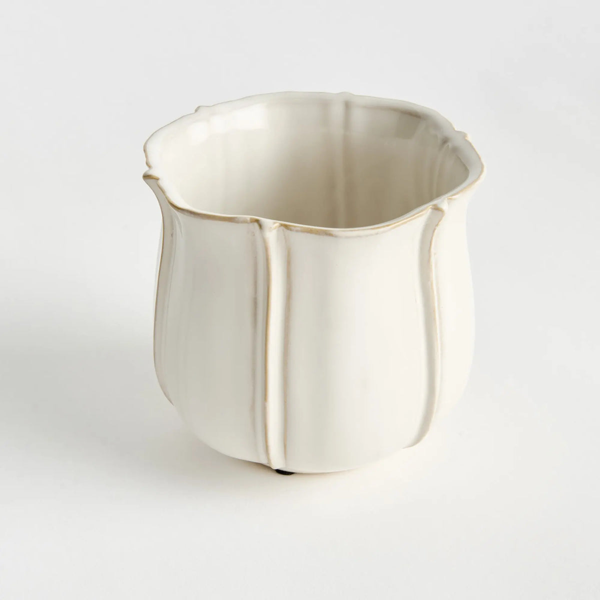 Allison Pot Small – White