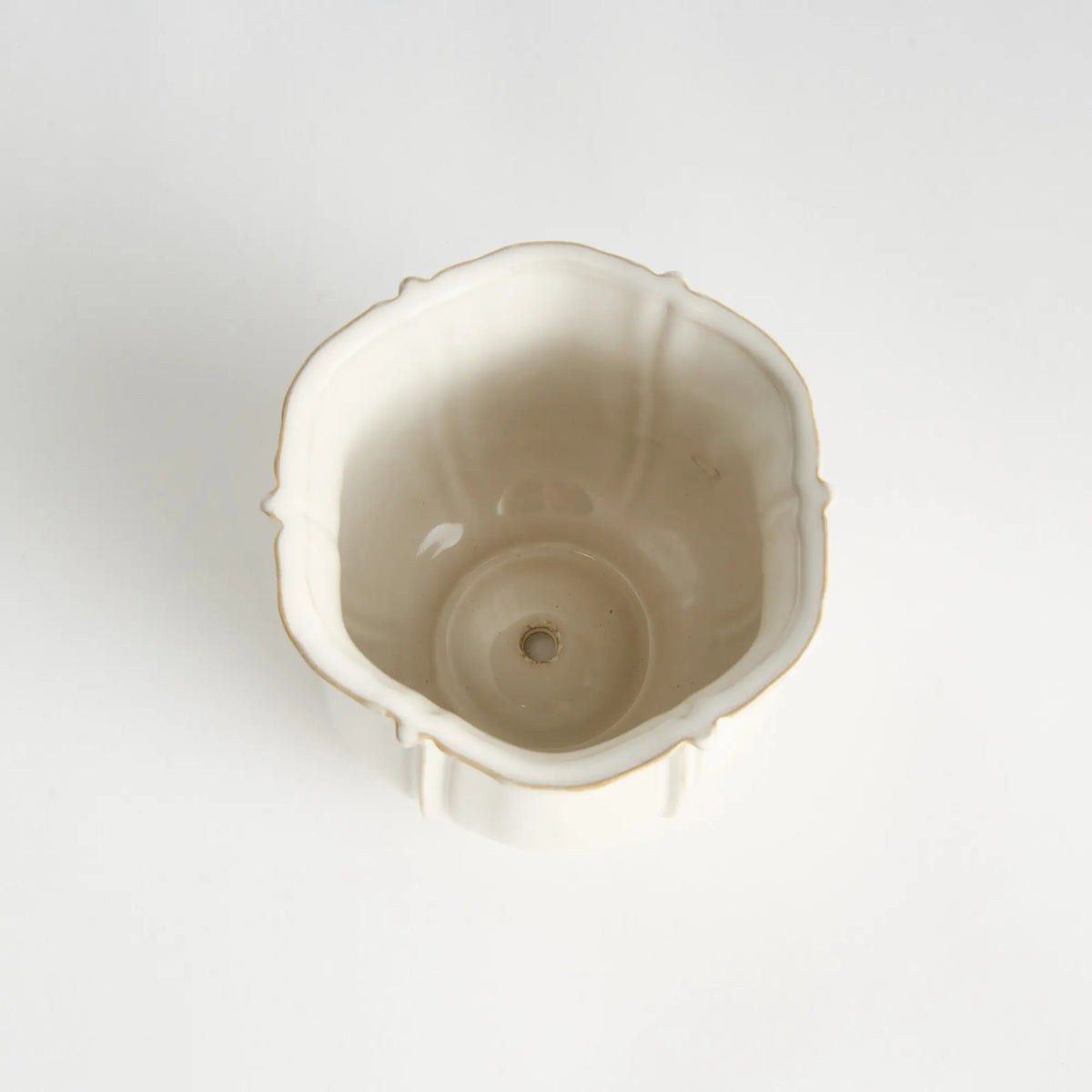 Allison Pot Small – White