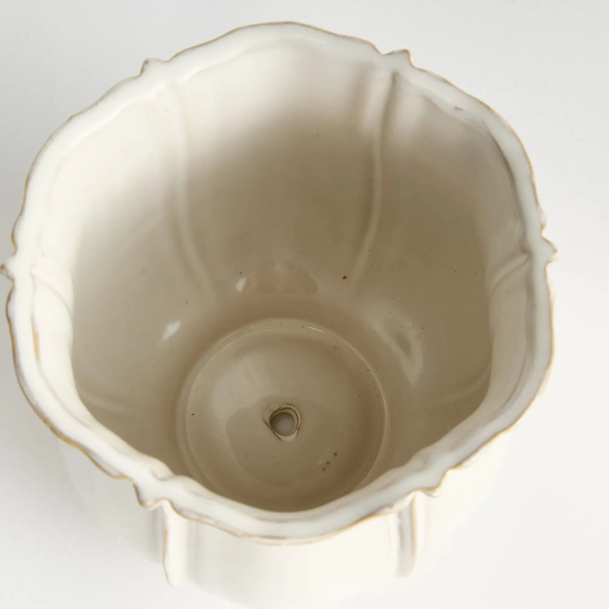 Allison Pot Large – White