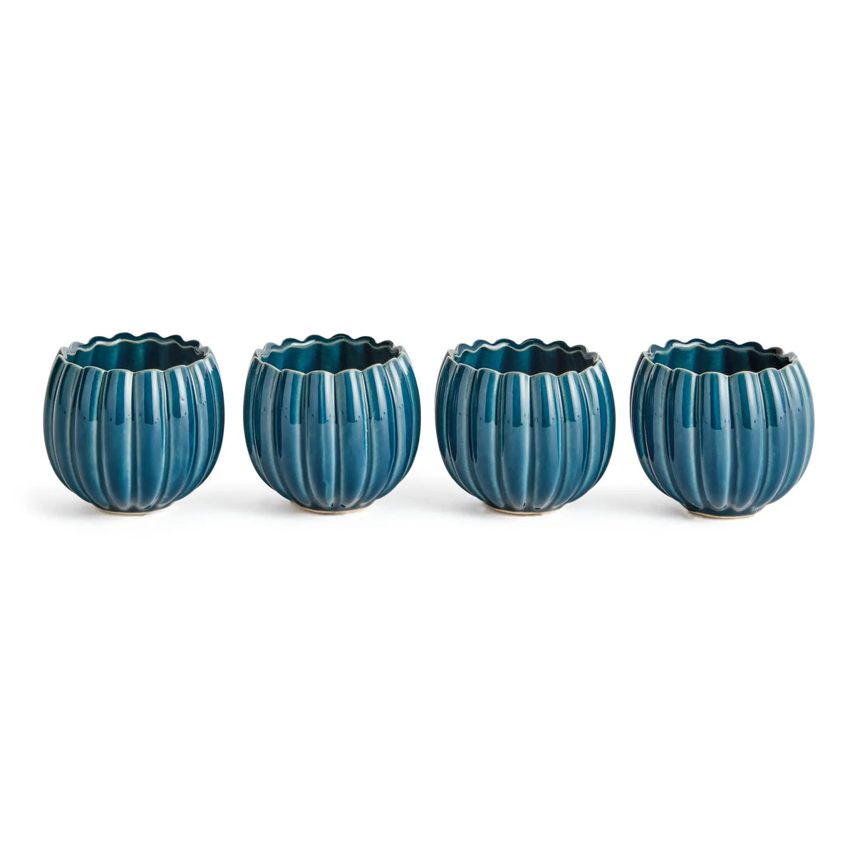 Leanna Mini Pots Set of 4 – Blue
