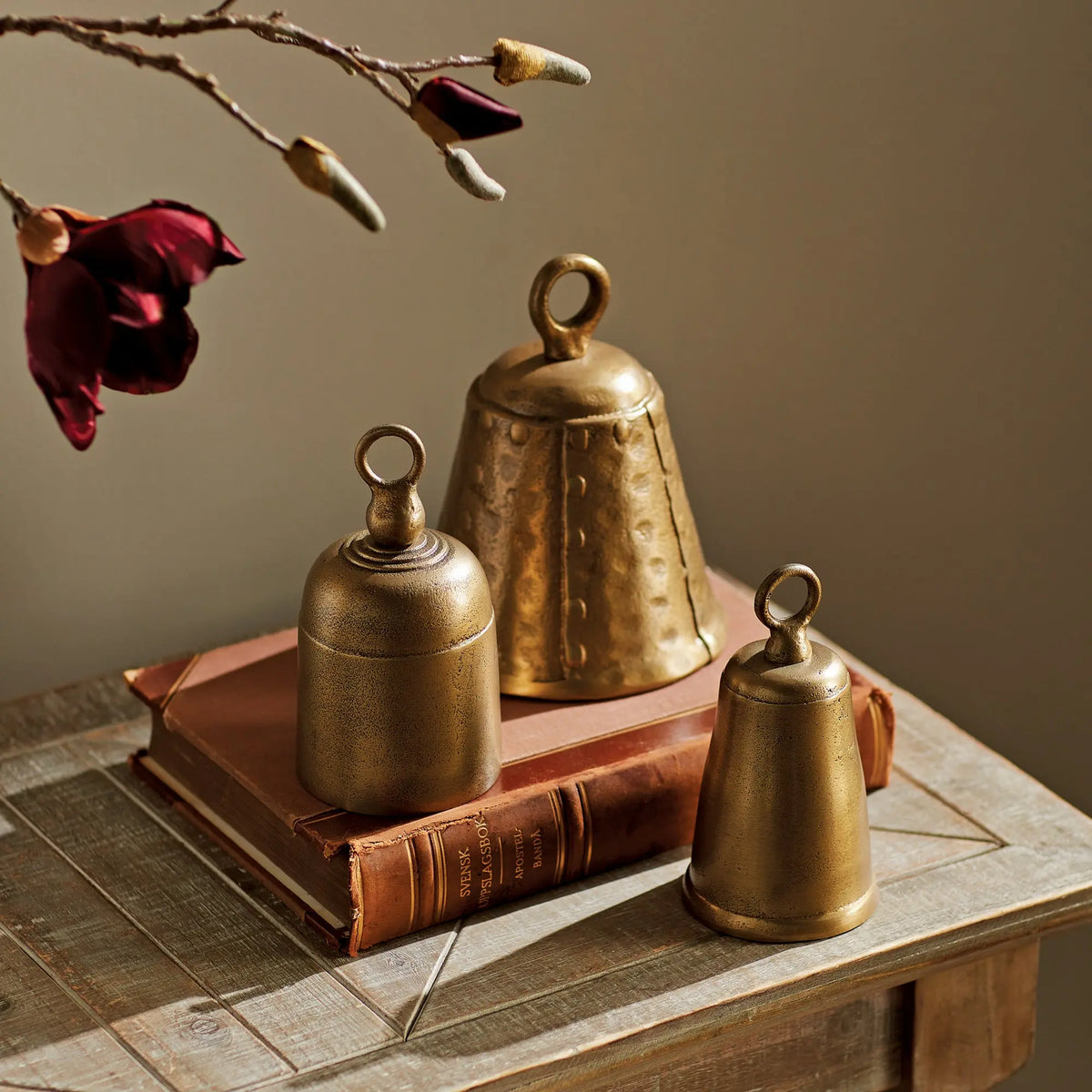 La Taverna Grande Bells Set of 3 – Gold