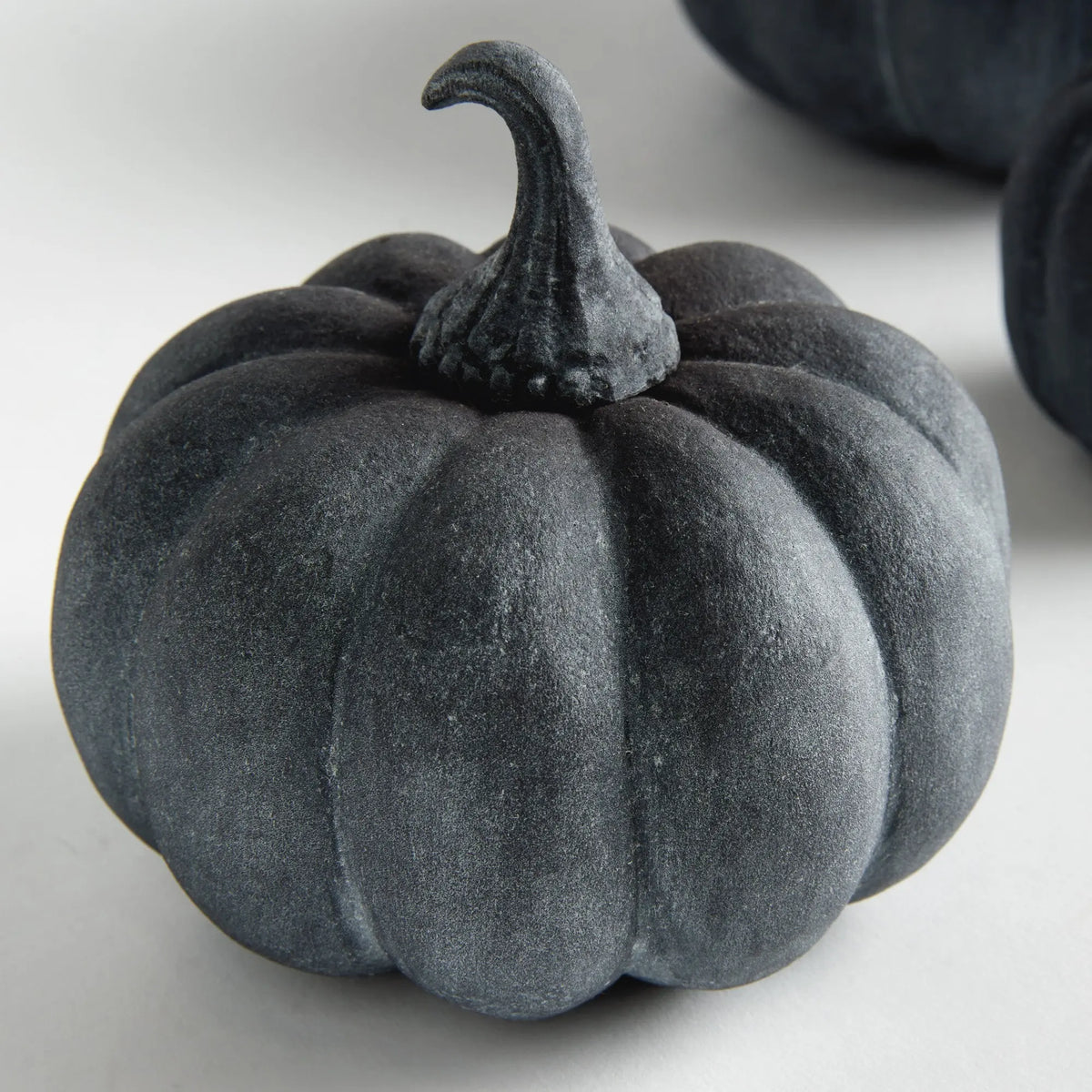 Sculpted Pumpkins Set of 3 – Gray