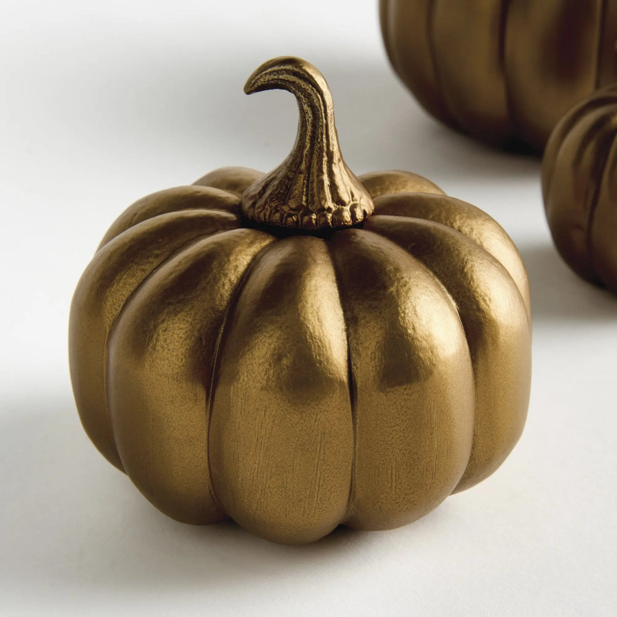 Sculpted Pumpkins Set of 3 – Gold