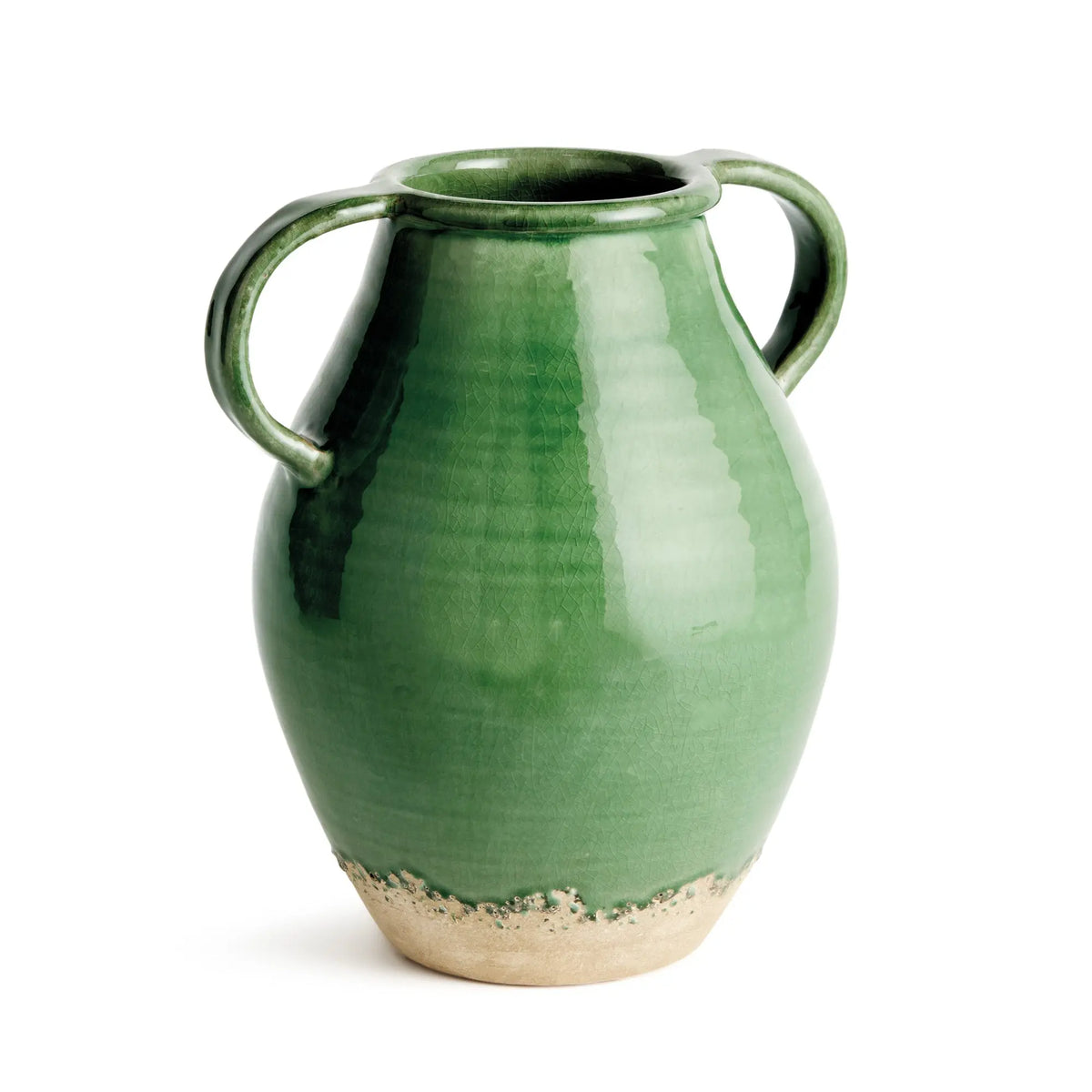 Maisha Vase With Handles Small – Green