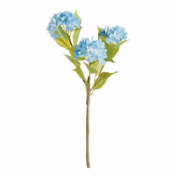 Hydrangea Branches - Set of 2 Life-Like 31" Faux Stems (White or Blue) - Villa Decor & Design