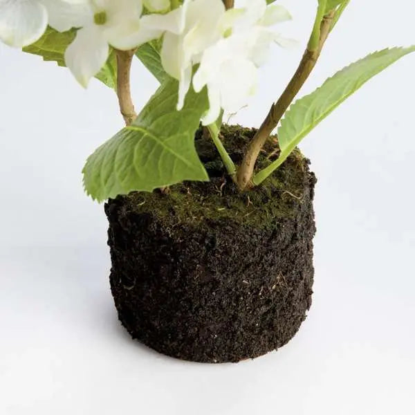 Hydrangea Drop-in - 18" Realistic Faux Hydrangea (White or Blue) - Villa Decor & Design