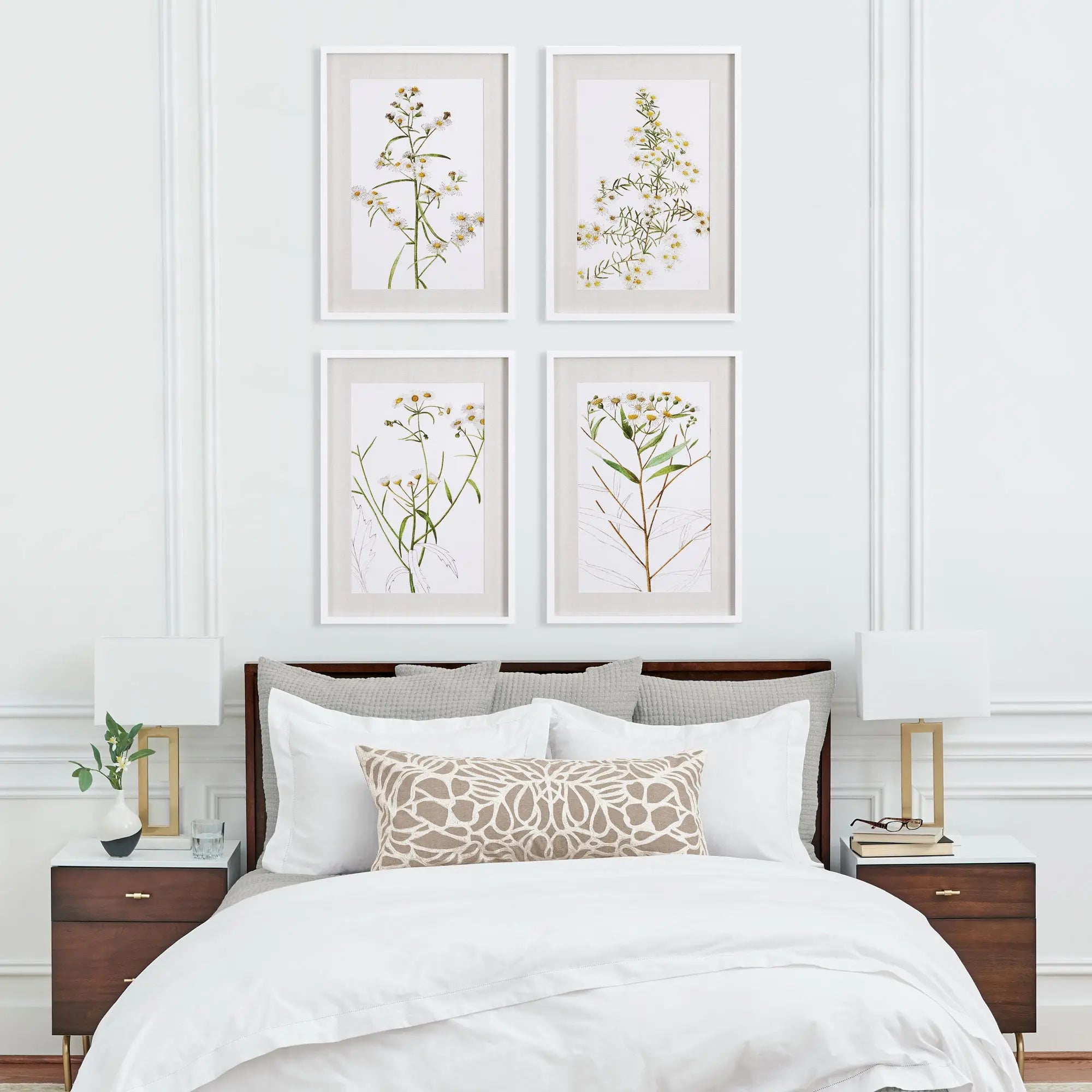 Daisy Prints, SET OF 4