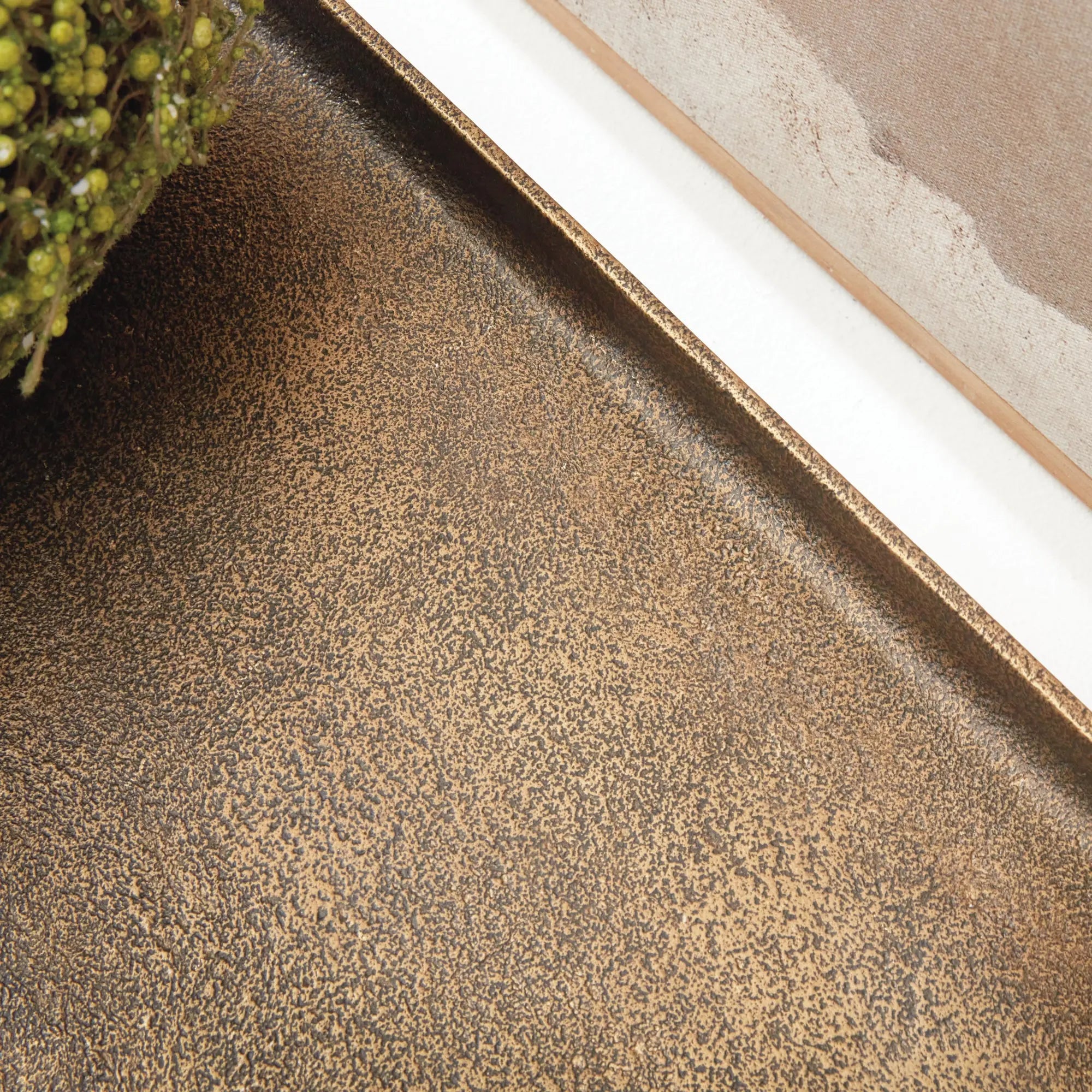 Raised Rectangular Aluminum Tray