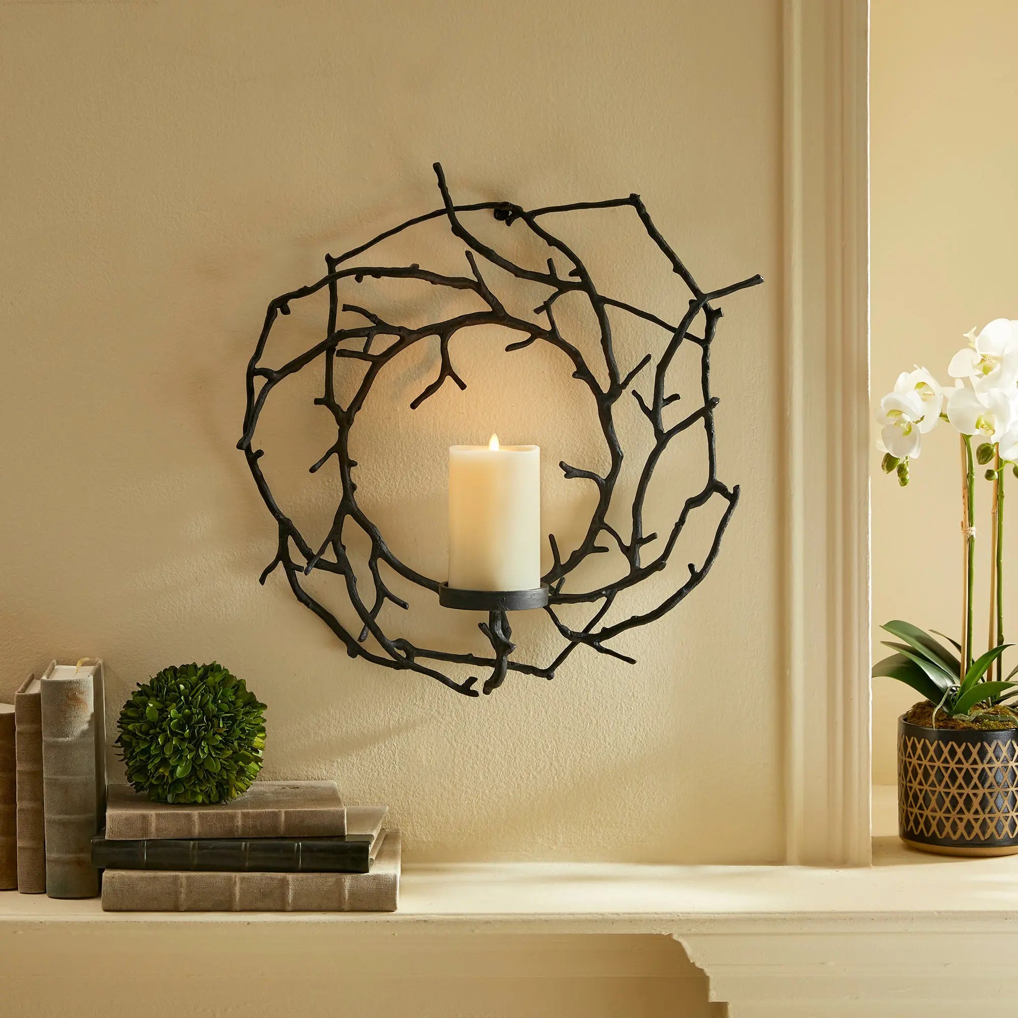 BRANCH WALL CANDLEHOLDER Villa Decor & Design