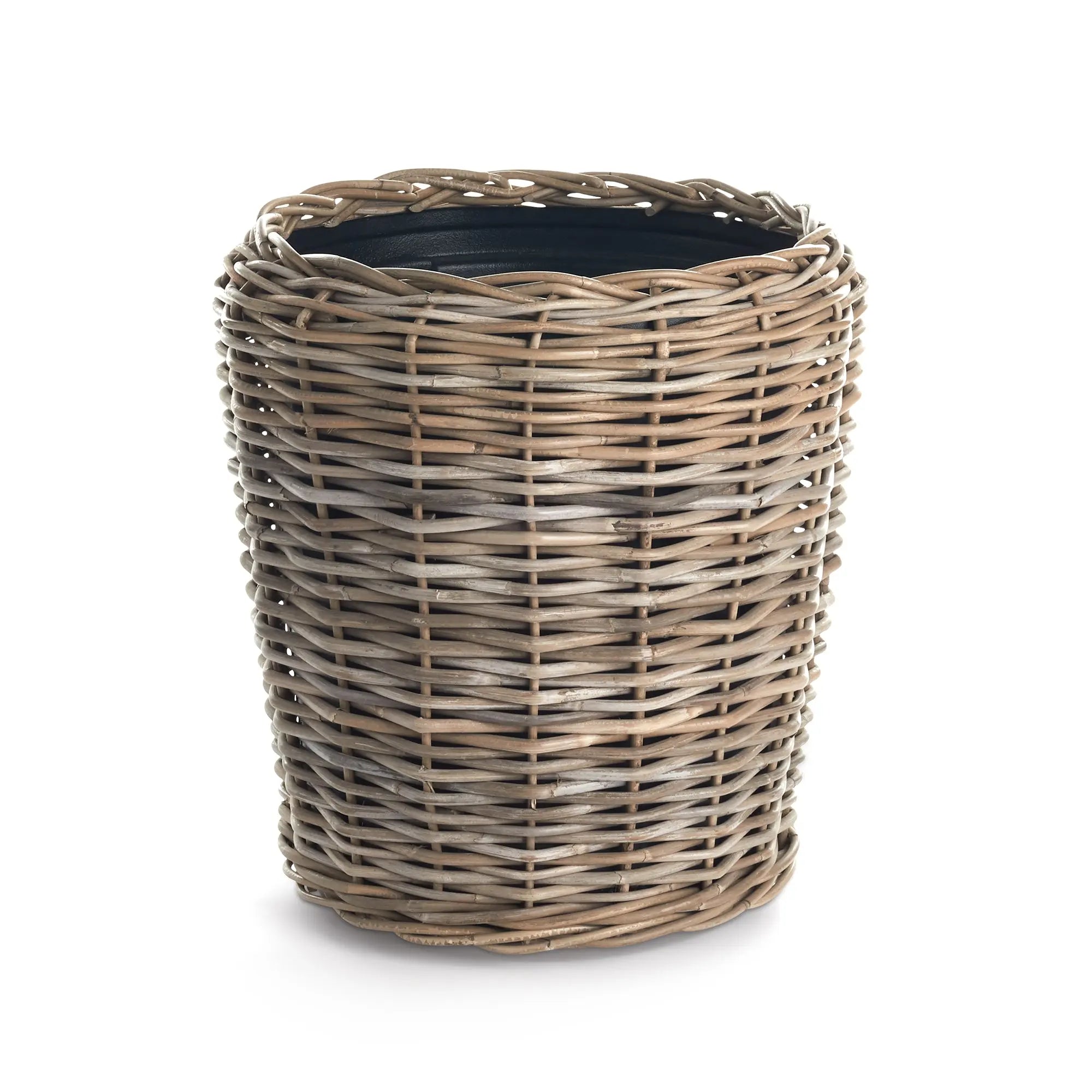 WOVEN DRY BASKET PLANTER 17.75" Villa Decor & Design