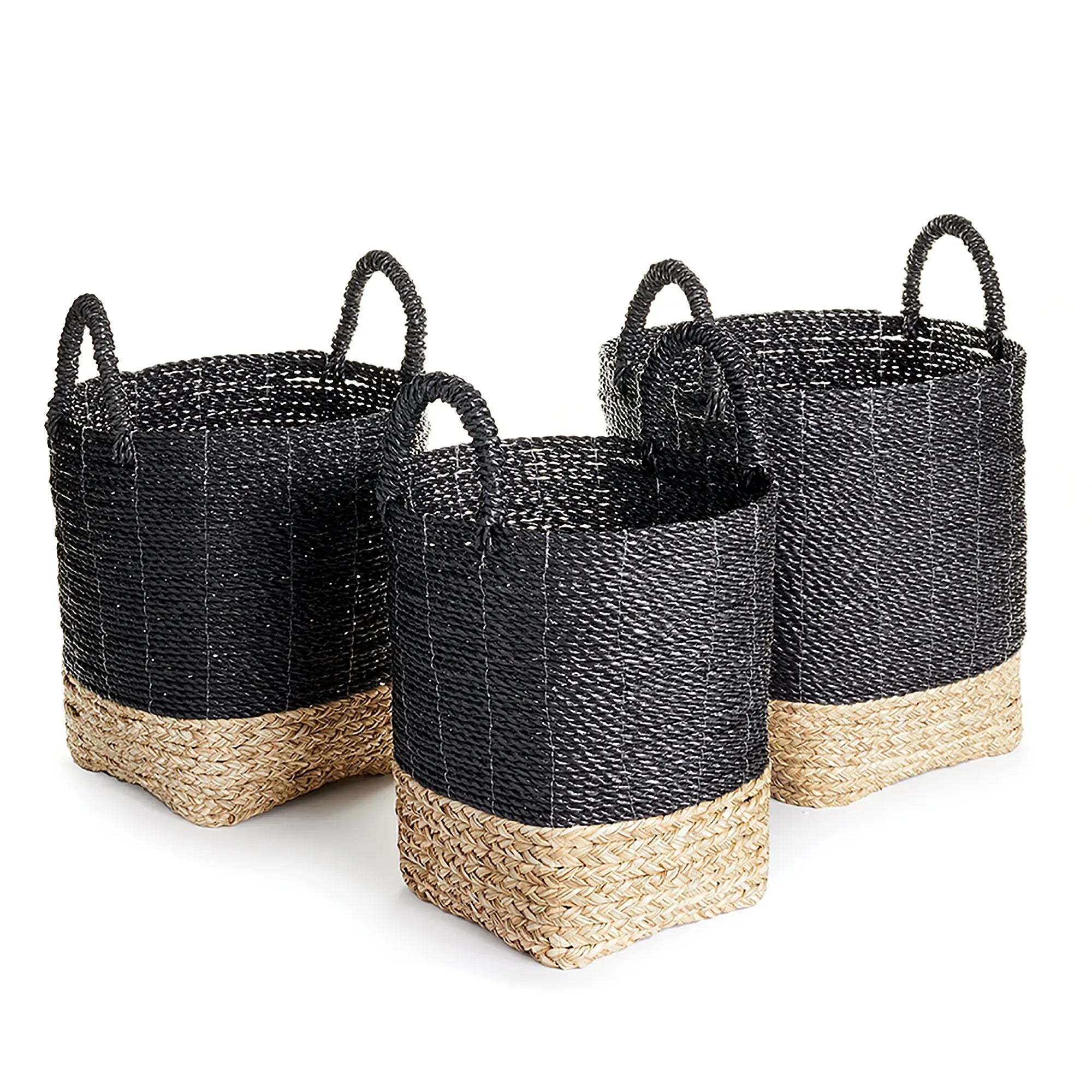 MADURA MARKET BASKETS, SET OF 3 Villa Decor & Design